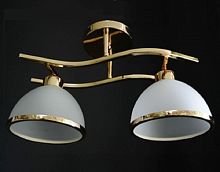 Люстра потолочная двухрожковая Мелодия Света Е27 220В Золото картинка 